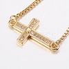 Adjustable Brass Bolo Bracelets BJEW-P200-11G-2