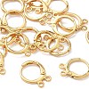 SHEGRACE Brass Leverback Earring Findings XGR0091G-88G-1
