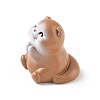 Resin Otter Applausing Figurines Ornament DJEW-E015-02B-2