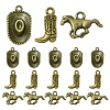 30Pcs 3 Styles Tibetan Style Alloy Pendants FIND-YW0010-51AB-1