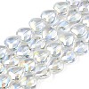 Electroplate Glass Beads Strands EGLA-S188-14-B03-4