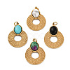 Mixed Gemstone Pendants STAS-M110-01G-1
