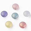 Spray Painted Acrylic Beads MACR-N006-17-C01-2