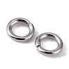Tarnish Resistant 304 Stainless Steel Open Jump Rings STAS-Q186-02-5x1mm-3