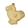 201 Stainless Steel Pendants STAS-C095-27G-1