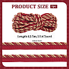 Polyester Twist Lip Cord Trim SRIB-WH0011-340-4