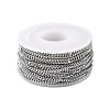 Tarnish Resistant 304 Stainless Steel Curb Chains CHS-R008-04-3