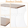 Wooden Vinyl Record Storage Holder Rack ODIS-WH0086-135-3