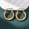 304 Stainless Steel Hoop Earrings EJEW-G458-02G-2