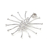 925 Sterling Silver Clear Cubic Zirconia Pendant Cabochon Settins STER-M092-06P-2