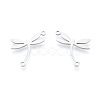Non-Tarnish 201 Stainless Steel Connector Charms STAS-N090-LA998-1-1