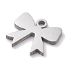 Anti-Tarnish 304 Stainless Steel Charms STAS-R003-01P-04-2