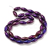 Electroplated Synthetic Non-magnetic Hematite Beads Strands G-Z032-B02-02A-2