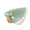 Natural Green Aventurine Pendants G-E570-01G-03-3