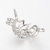 Alloy Diffuser Locket Pendants X-PALLOY-S062-22-4