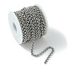 Tarnish Resistant 304 Stainless Steel Rolo Chains STAS-M032-42P-4.7mm-4