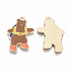 Alloy Enamel Pendants X-ENAM-T011-03KC-RS-2