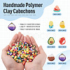 210G 7 Styles Handmade Polymer Clay Cabochons CLAY-TA0002-03-4