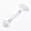 Natural Rose Quartz Brass Face Massager MRMJ-G009-12P-2