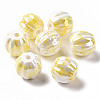 Handmade Pearlized Porcelain Beads PORC-G010-02A-1