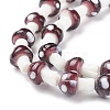 Mushroom Handmade Lampwork Beads Strands X-LAMP-R116-10-3