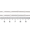 Brass Curb Chains Necklaces for Women NJEW-D302-07P-3