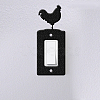 Iron Light Switch Decorations AJEW-WH0197-004-3