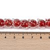 Gold Sand Lampwork Beads Strands LAMP-P069-02A-05-3