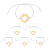 6Pcs Waxed Cotton Cord Bracelets BJEW-AR00002-1