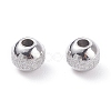 Non-Tarnish Textured 304 Stainless Steel Beads STAS-P306-01D-P-2