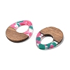 Resin and Walnut Pendants FIND-R051-10H-2