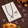 50Pcs Tibetan Style Alloy Pendants TIBEP-UN0001-16-2