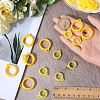 60Pcs 2 Style Silicone Pendant SIL-GF0001-43A-3