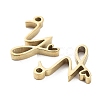 304 Stainless Steel Charms STAS-M327-02G-Y-2