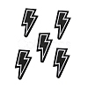 Lightning Bolt Polyester Computerized Embroidery Iron on Patches PATC-WH0001-78F-2