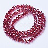 Electroplate Glass Beads Strands EGLA-A034-T2mm-A06-2