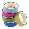 Glitter Powder DIY Scrapbook Decorative Paper Tapes DIY-S028-03-4
