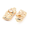 Brass Pendants KK-E090-13G-2