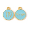 Alloy Enamel Pendants ENAM-S124-01B-16B-2