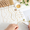 DIY Brass Bracelets & Necklaces Jewelry Making Kits DIY-SC0028-28-3