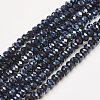 Electroplate Glass Beads Strands LS-EGLA-D020-3x2mm-35-1