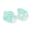 Transparent Spray Paint Glass Beads GLAA-H035-03I-2