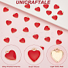 80Pcs Alloy Enamel Charms ENAM-UN0001-11-5