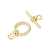 Brass Toggle Clasps KK-CBAFC6C-07H-G-3