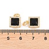 Brass Micro Pave Cubic Zirconia Pendants KK-H538-23B-G-3