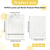 A5 PVC Loose Leaf Binder Postcard Phote Album with 50 Pockets Transparent Sleeve Protectors DIY-WH0028-44A-2