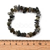 Unisex Chip Natural Labradorite Beaded Stretch Bracelets BJEW-S143-19-5