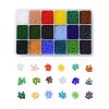 FGB 360G 18 Colors 12/0 Grade A Round Glass Seed Beads SEED-JP0012-14-2mm-1