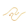 Brass Earring Hooks X-J0JQN-G-NF-1