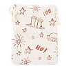 Christmas Theme Cotton Fabric Cloth Bag ABAG-H104-B15-2
